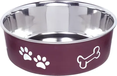 Immagine prodotto di Ciotola in acciaio inox "FUSION", antiscivolo 20 cm 1,80 litri, rosso