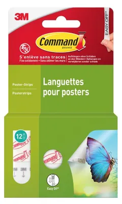 Image de Languette poster petit modele blanc lot de 12