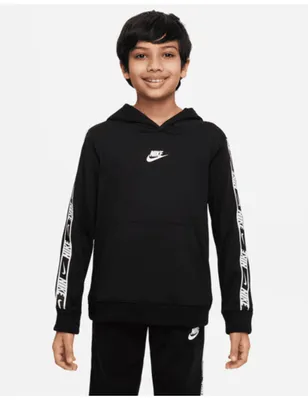 Immagine prodotto di Felpa con cappuccio Nike per ragazzi (età scolare) NERO/NERO/BIANCO XL