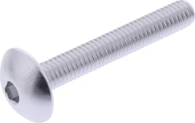 Produktbild von Linsenschraube JMP Bolt M6x1,00mm 40mm Aluminium silber