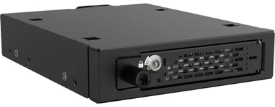 Produktbild von Icy Dock MB491V5K-B, SSD-Gehäuse, 2.5", U.2, SATA, 128 Gbit/s, Hot-Swap, Schwarz