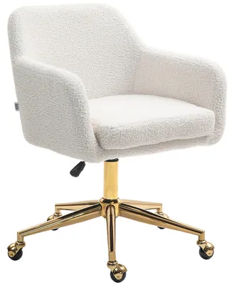 Productafbeelding van HOMCOM bureaustoel, verstelbare stoel voor aan een bureau, relaxfauteuil, draaistoel