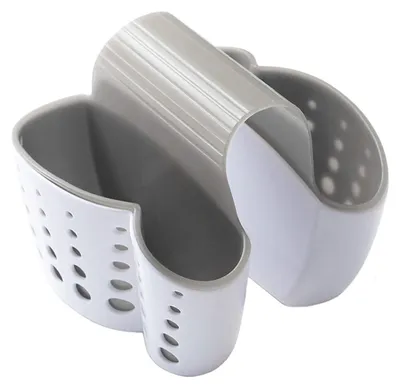Imagen del producto de TRANKIELO® - Organizador para el fregadero de la cocina - Soporte higiénico para esponjas - Solución de almacenamiento para el baño que ahorra espacio