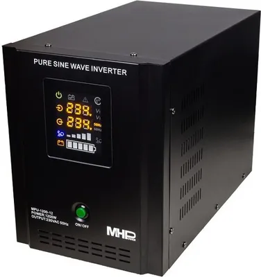 Obrázek produktu pro MHPower záložní zdroj MPU-1200-12, UPS, 1200W, čistý sinus, 12V