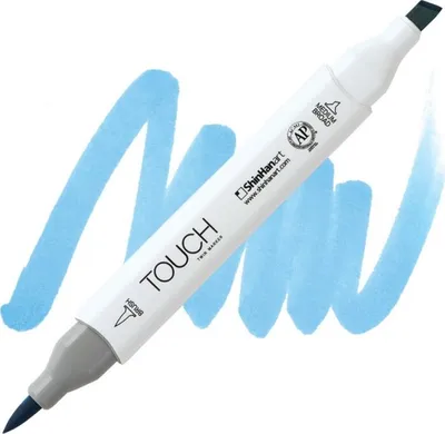Imagen del producto de Lija de lija TOUCH de doble cara, Brush & Chisel, modelo PB271, color azul claro