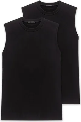 Produktbild von Schiesser Herren 2PACK Shirt 0/0 schwarz XXL