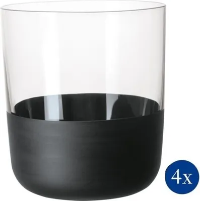 Produktbild von Villeroy & Boch Manufacture Rock Glass Whiskybecher Set 4tlg. je 250ml