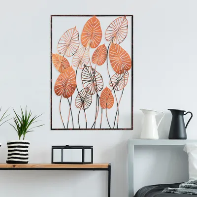 Immagine prodotto di Wallity, Atmi 3, Accessorio decorativo da parete in metallo, 100 % METALLO, Multicolore, 50 x 70 cm
