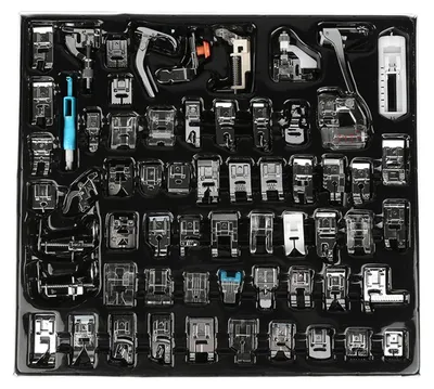 Imagen del producto de Elzusha - Set de 62 accesorios para máquinas de coser
