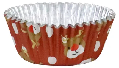 Produktbild von PME BC804, Cupcake-/Muffin-Cups, Rund, Gerillte Oberfläche, Mehrfarbig, Papier, 70 mm