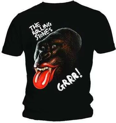 Produktbild von The Rolling Stones Grrr Black Gorilla Black L T-Shirt