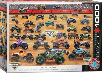 Image de puzzle 1000 pièces - Monster Trucks