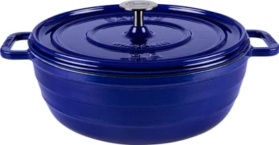 Produktbild von Sallys Gusseisentopf Ela - Royal Blue Majolika