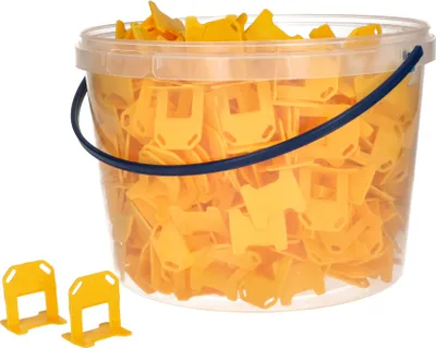 Produktbild von KOTARBAU® Nivellierhilfe für Fliesen Zuglaschen 1 mm Satz 300 Stück