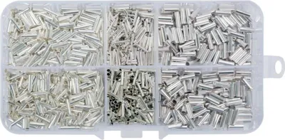 Produktbild von YATO Sortiment Steckverbinder YT-06896 0.5mm 0.75mm 1.0mm 1.5mm 2.5mm 6 - 7mm Messing