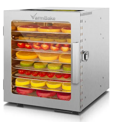 Dörrautomat 8 Etagen 0,5 m² 500 W 30–90 °C Edelstahlschalen