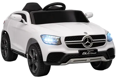 Obrázok produktu pre Mercedes-Benz GLC, detský kočík, 12V | Farba: biela | Rozmery: 68x105x50 cm
