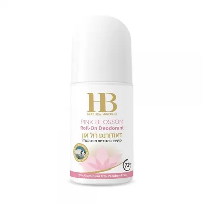 Image de Déodorant roll-on à bille, parfum PINK BLOSSOM, 75 ml, marque DEAD SEA