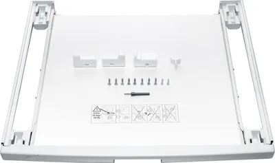Produktbild von Verbindungsrahmen , BOSCH WTZ11400, Mit Ausziehbarer Platte, 60 cm, Weiß