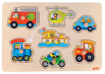 Obrázok produktu pre Goki 57491, 7 kusov, Vozidlá, 1 rok / roky