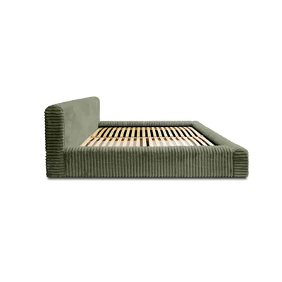 Obrázek produktu pro FEDVE čalouněná postel dvojlůžko Kostar postel box ložnice 160x200 cm zelená (Vito 77)