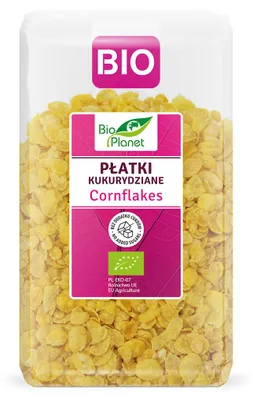 PŁATKI KUKURYDZIANE JASNE BEZ DODATKU CUKRÓW BIO 250 g - BIO PLANET