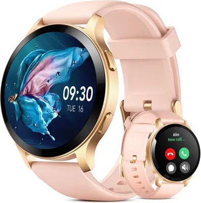 Produktbild von Parsonver Damen Smartwatch 1.43 Zoll HD Display Telefonfunktion Fitness Uhr 100+ Sportmodi Herzfrequenz Schlafmonitor IP68 iOS Android
