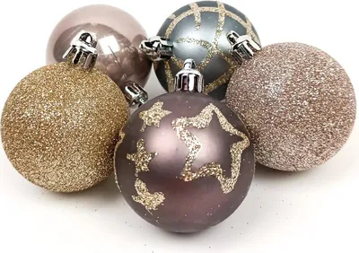 Produktbild von Weihnachtskugeln aus Kunststoff, Ø 5 cm, 15er-Set