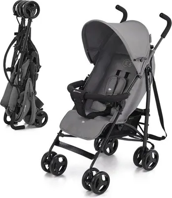 Image de Poussette légère pour enfants pliable - Poussette de voyage avec dossier réglable