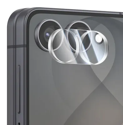 Immagine prodotto di Northjo, 2 protezioni in vetro temperato per fotocamera di Samsung Galaxy Z Flip8, resistenti agli urti, trasparenti