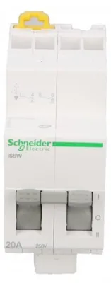 Produktbild von Schneider Electric A9E18074, 250 V, 50 - 60 Hz, 20 A, Weiß, 36 mm, 75 mm