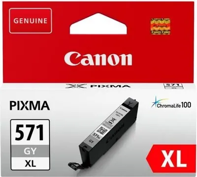 Immagine prodotto di Cartuccia d'inchiostro, Canon CLI-571GY XL, grigio, alta capacità, per serie MG5750, MG6850, MG7750