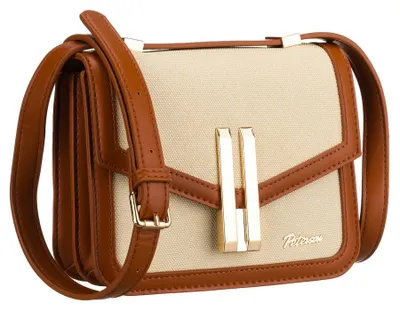 Obrázek produktu pro Peterson dámská crossbody kabelka hnědo ecru 29x16 cm