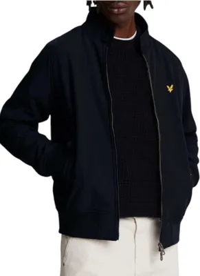 Produktbild von Lyle & Scott dunkelblaue Jacke mit Logo – Xl