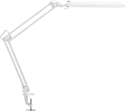 Produktbild von MAUL LED Tischleuchte MAULatlantic mit Klemmfuß weiß (EEK A)
