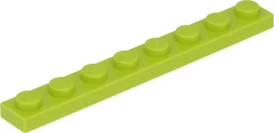 Zdjęcie produktu dla Lego® 1x8 tablica 3460 - 100 elementów Lime