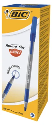 Image de Stylo à bille rond Stic Exact bleu (20 pièces) BIC