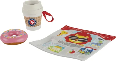 Produktbild von Fisher-Price Coffee-to-Go Baby Set, Baby-Spielzeug, Beißring, Baby Rassel