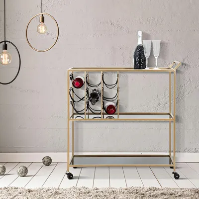 Immagine prodotto di Druski - Carrello, 79x40x82h cm Nero, 3 Ripiani