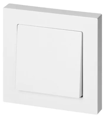 Produktbild von Einfacher Einbauschalter, 10A, 250V - Weiß