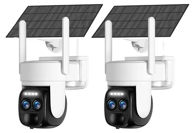 Produktbild von IP-Kamera, HD-Video, Solarbetrieben, WiFi 2PCS