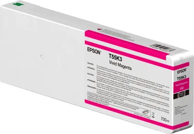 Produktbild von Epson C13T55K30N Tintenpatrone Magenta 700ml Original für SureColor