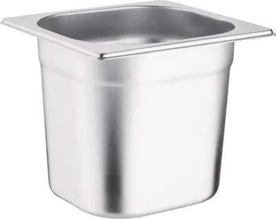 Produktbild von Vogue GN-Behälter GN1/6 - 15cm - 2,2L - 4 Behälter - Edelstahl