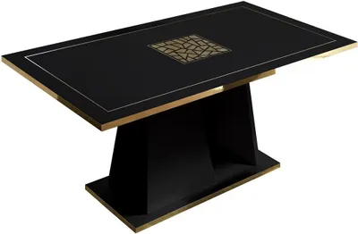 Produktbild von Esstisch Stella in Schwarz/Gold