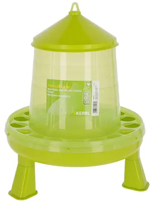 Zdjęcie produktu dla Automat paszowy karmnik dla drobiu - 4 kg - Z nóżkami - Zielony