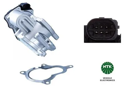 Produktbild von NTK 93082 AGR-Ventil mit Dichtungen für AUDI A3 Sportback (8PA) Abgasrückführungsventil