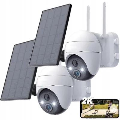 Image de ZREE Solar Kamera FUNK ÜBERWACHUNGSKAMERA Outdoor WLAN WIFI IP CAMERA Set AUßEN
