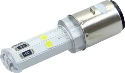 Produktbild von LED žiarovka Bilux Ba20d 12V 35W Moped Mokick - Dúhový efekt
