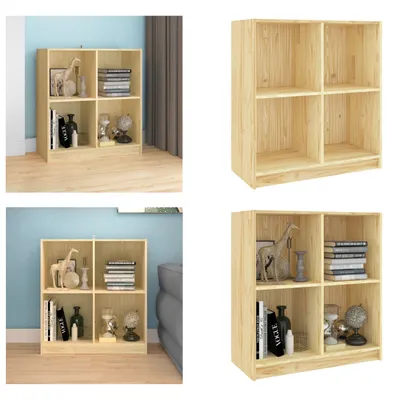 Zdjęcie produktu dla vidaXL Kredens 70x33x76 cm lite drewno sosnowe - kredens - kredensy - szafka do przechowywania - półka do przechowywania