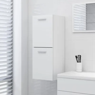 Immagine prodotto di Maison Exclusive - Mobile da bagno bianco 30x30x80 cm Materiale ligneo